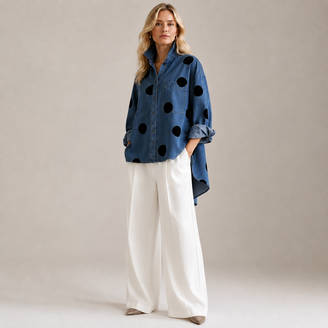 Dotty Denim Overshirt