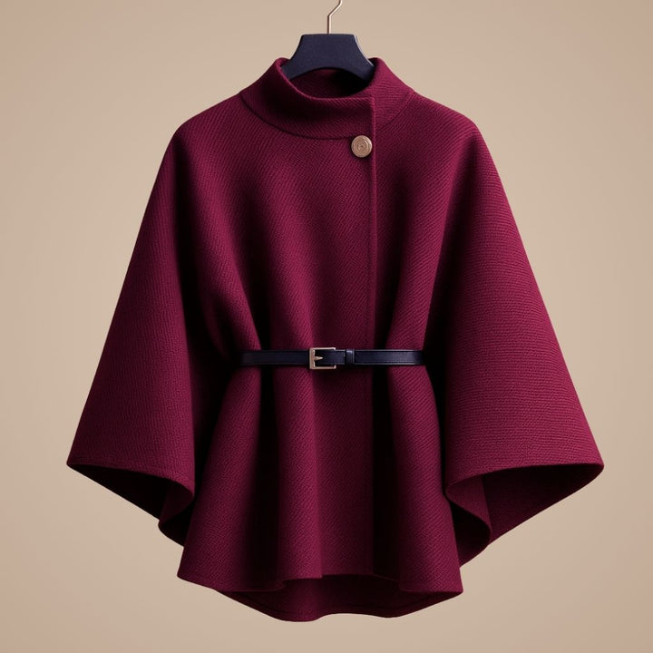 Valentina Belted Cape Jacket
