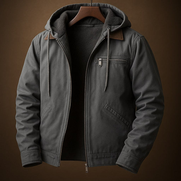 Luca Structured Hooded Jacket