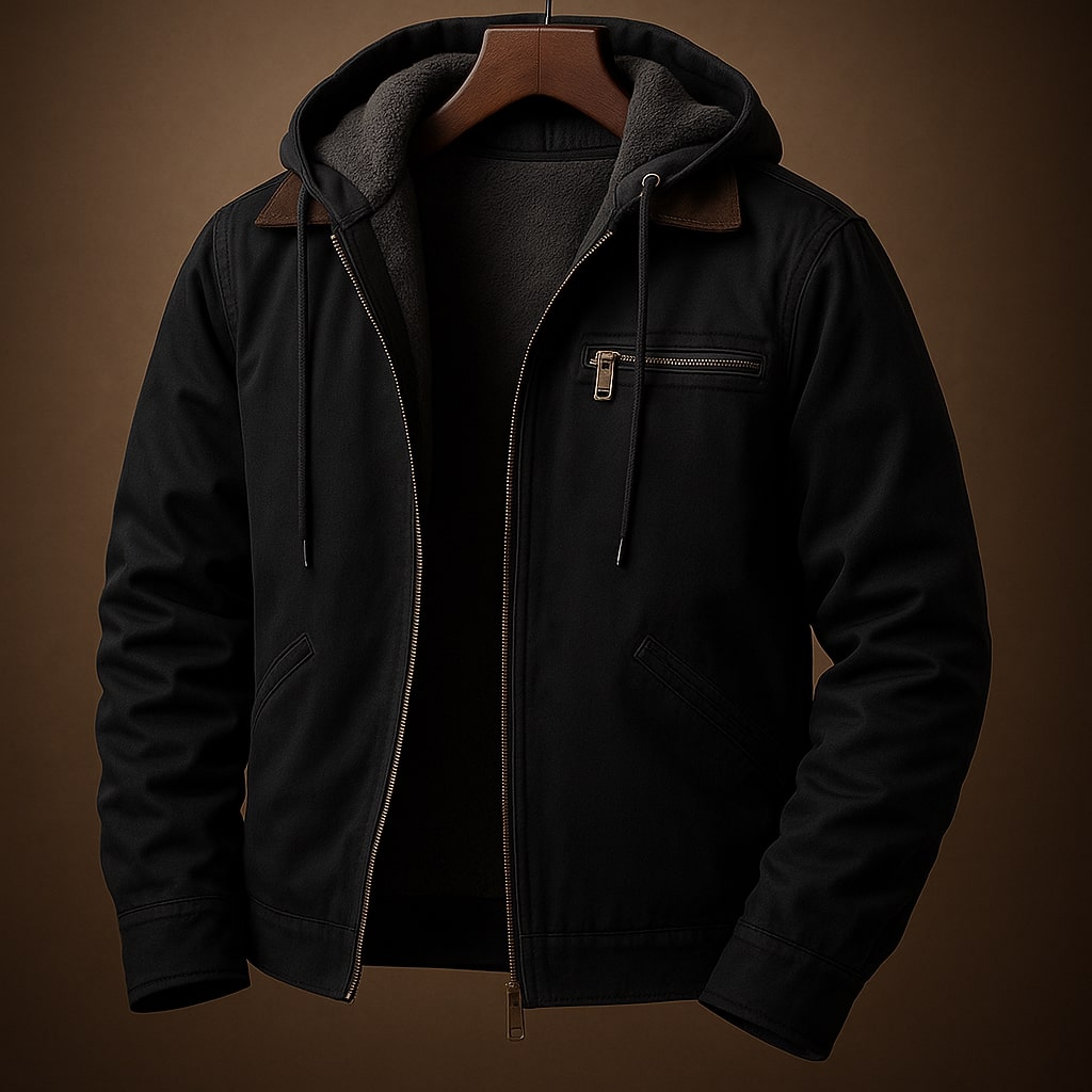 Luca Structured Hooded Jacket