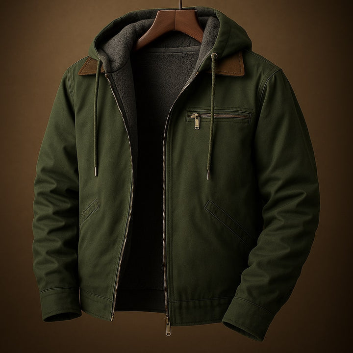 Luca Structured Hooded Jacket