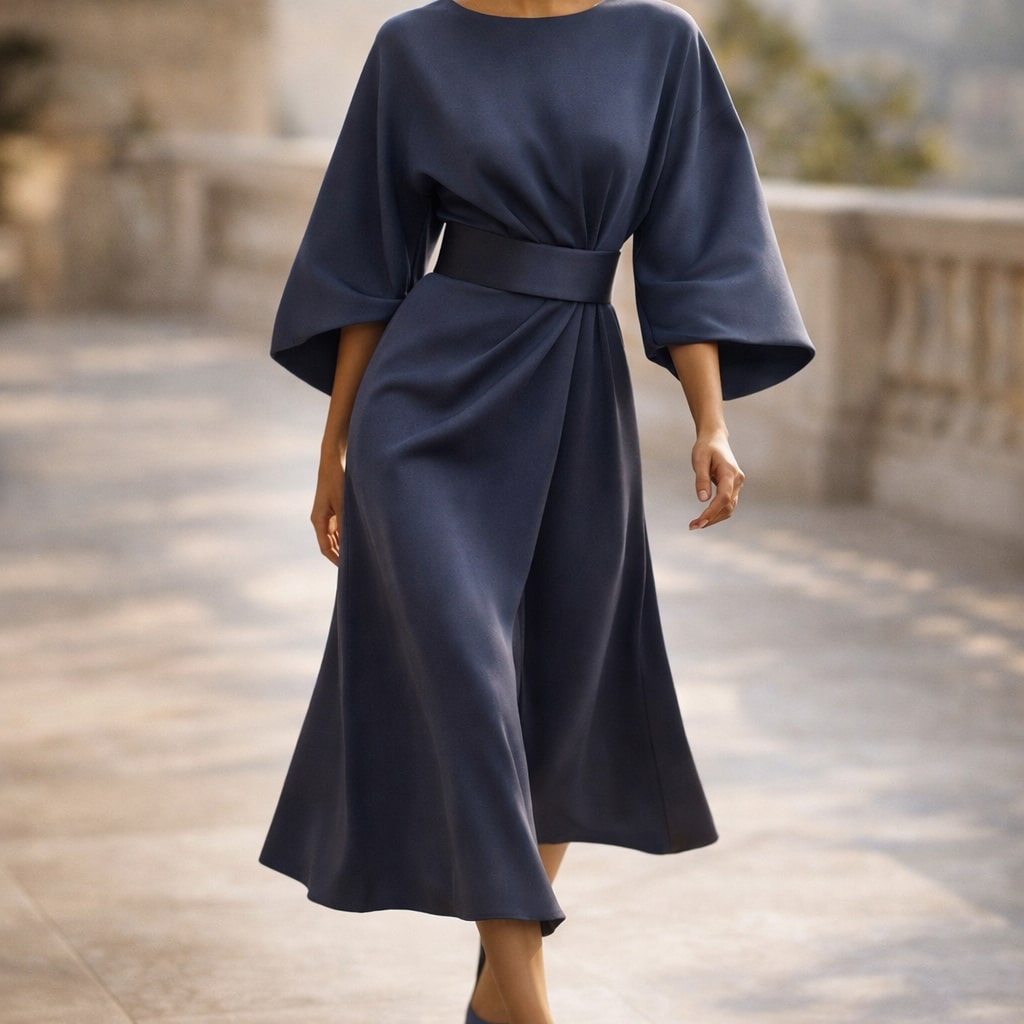 Elena Belted Dress