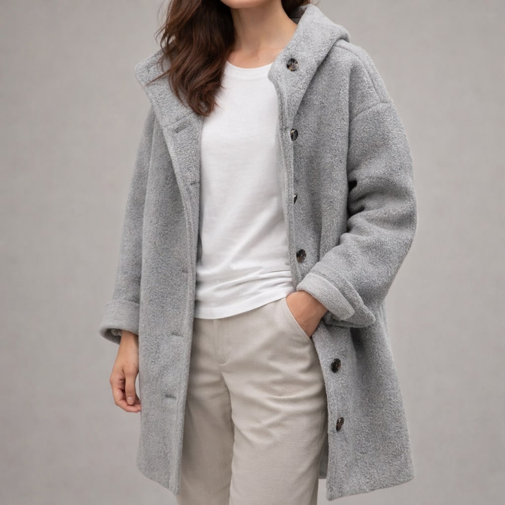 Rosalia Hooded Soft Coat