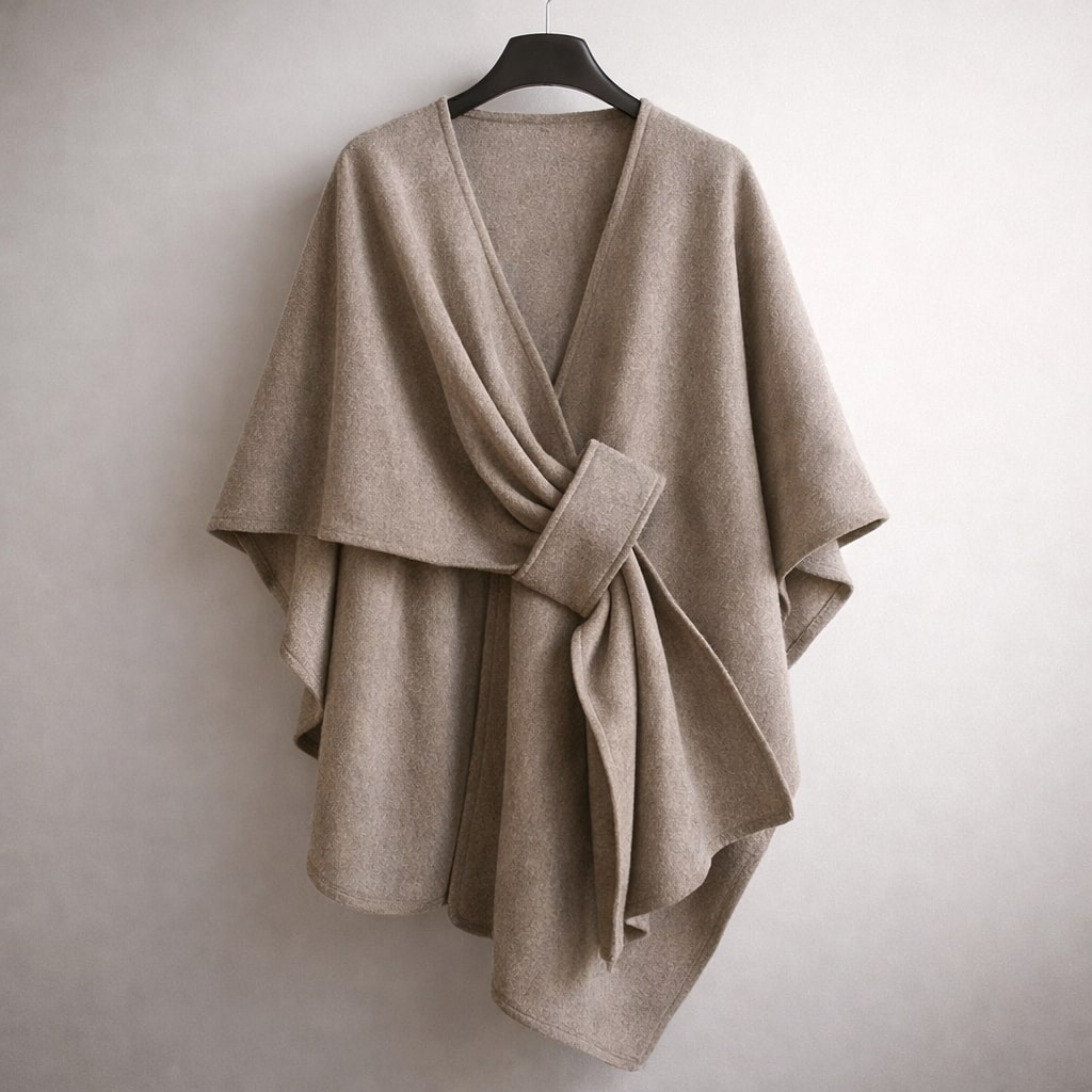 Lucia Wrap Poncho Top