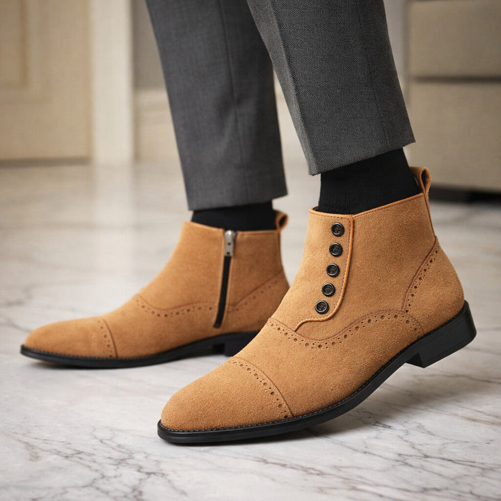 Riccardo Leather Lace Boots