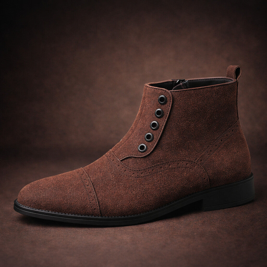 Riccardo Leather Lace Boots