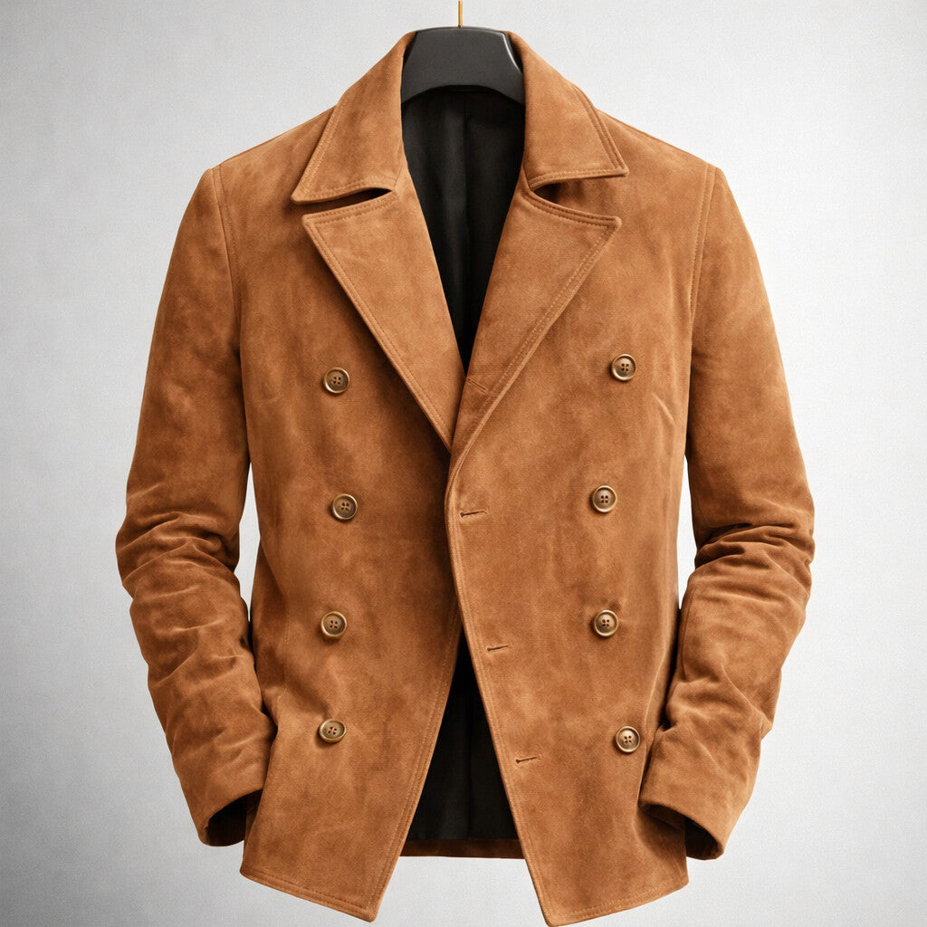 Vittorio Suede Peacoat