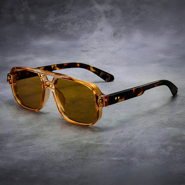 Luciano Retro Aviator Sunglasses
