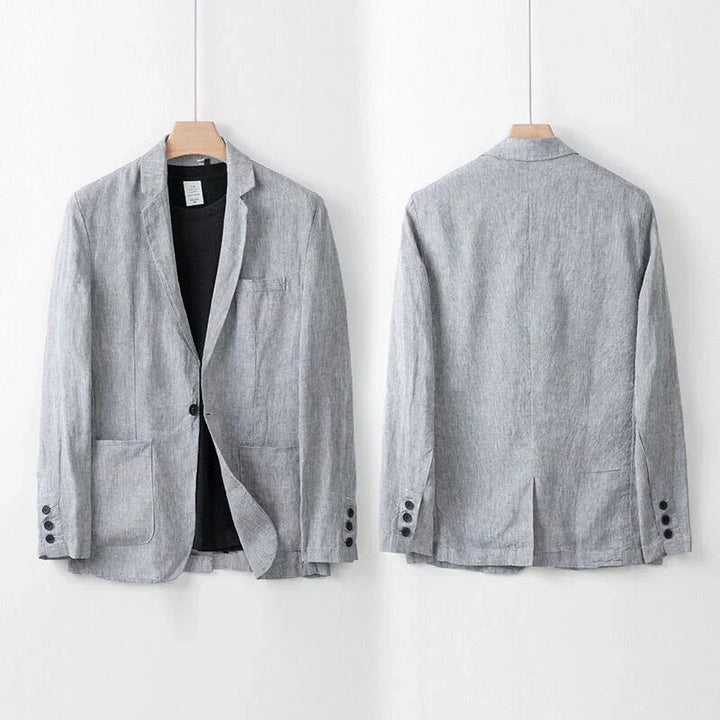 Bastian Linen Blend Suit Set