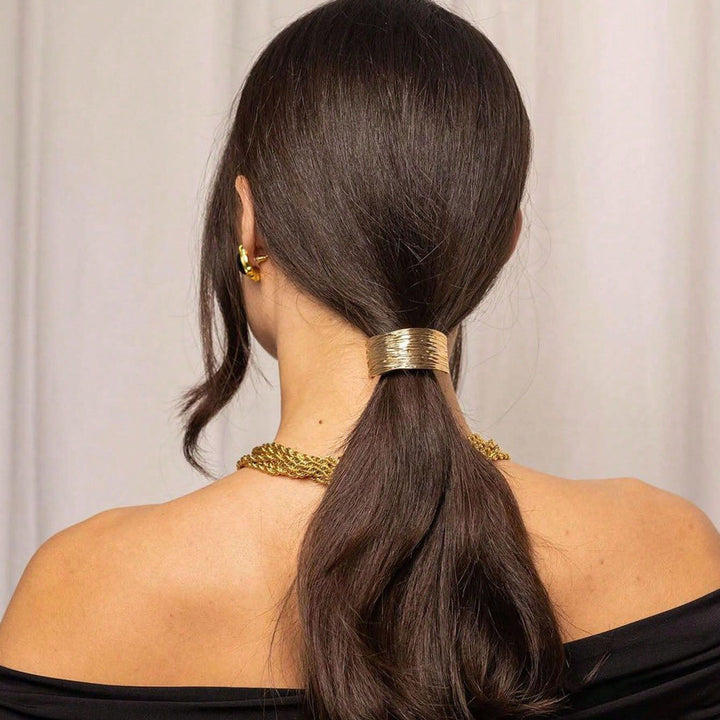 Aria Gold 4-Piece Hair Rings