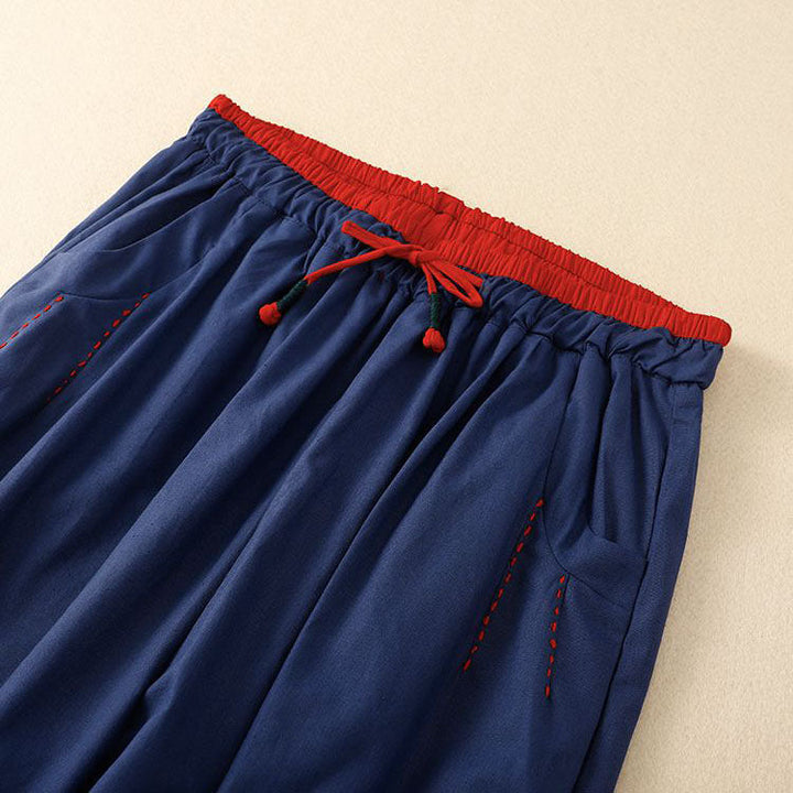 Giulia Relaxed Linen Drawstring Pants