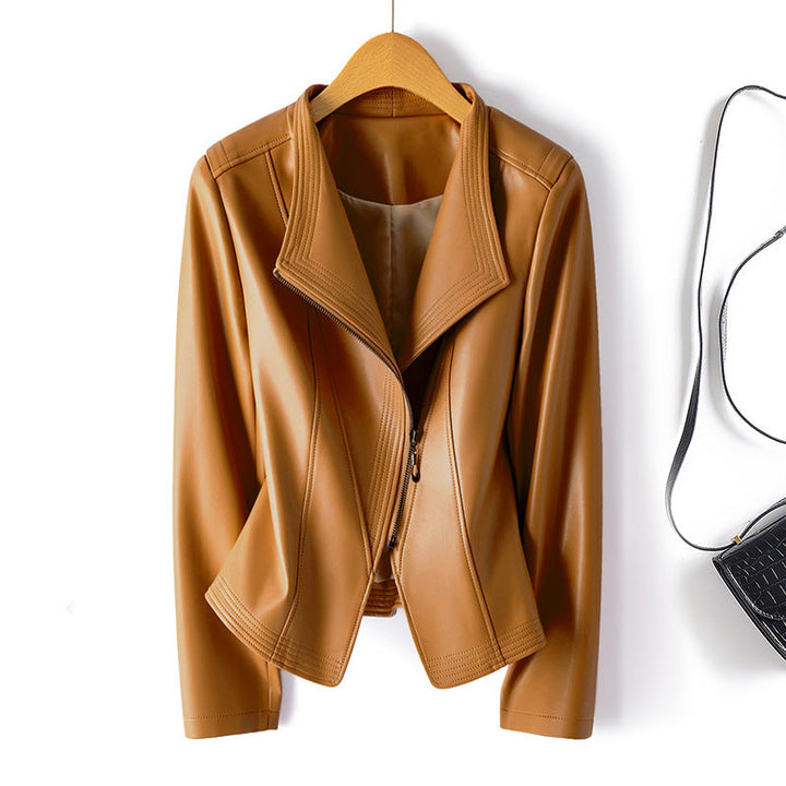 Renata Sculpted Leather Jacket