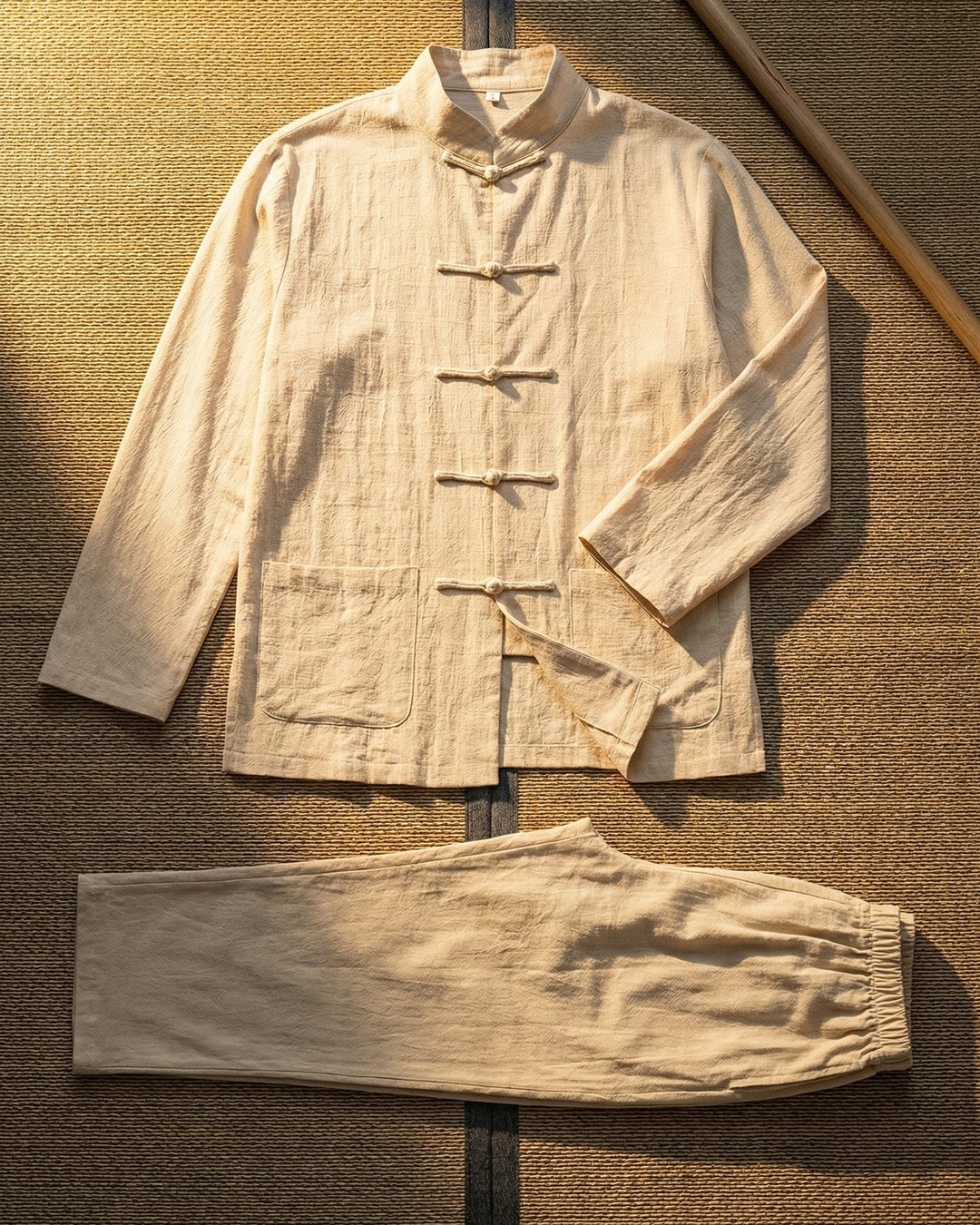 The Mandarin Linen Set