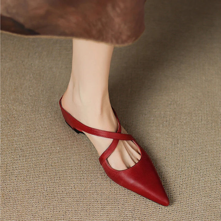 Hartley Genuine  Leather Mules