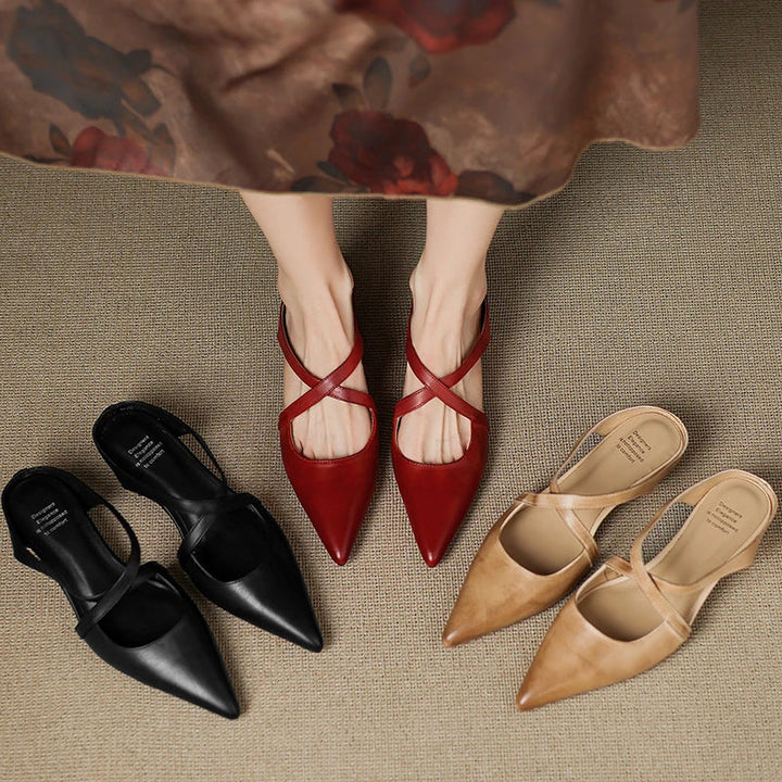 Hartley Genuine  Leather Mules