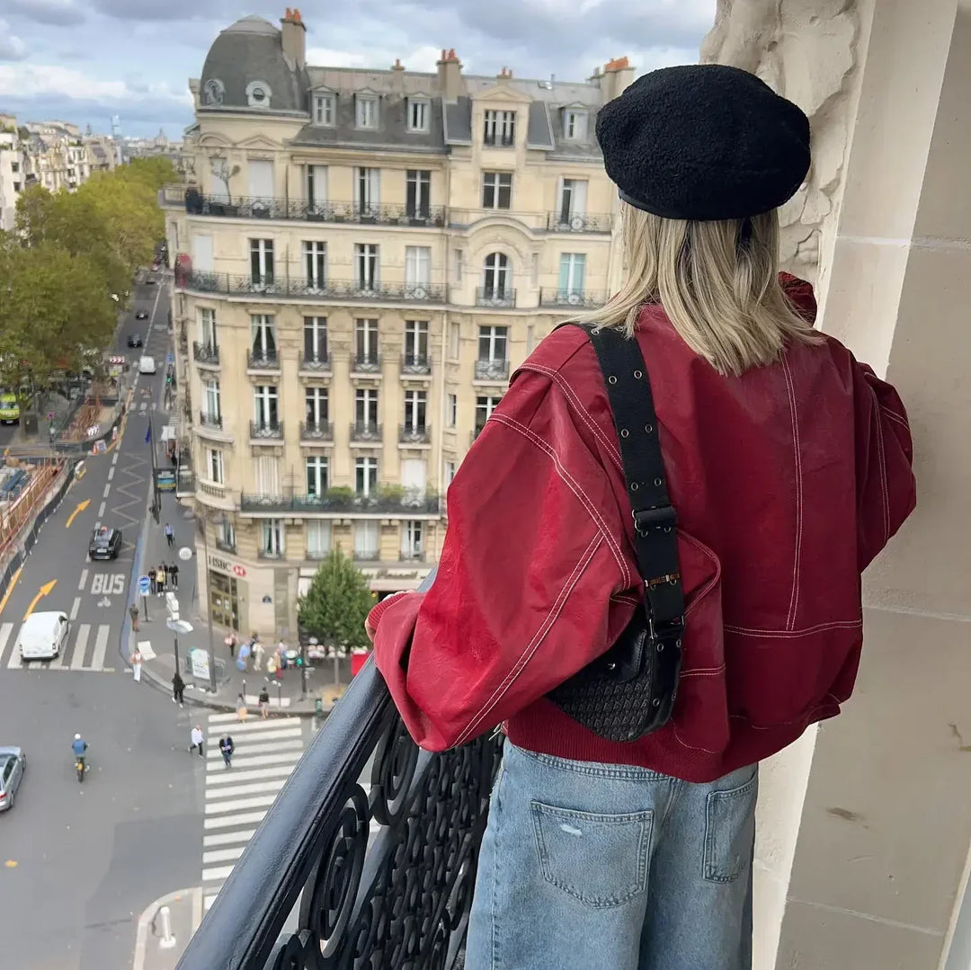 Clara - Women's Oversized Bomber Jacket