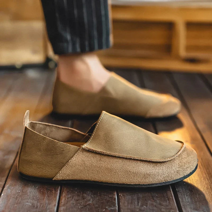 Colton Suede & Leather Slip-Ons