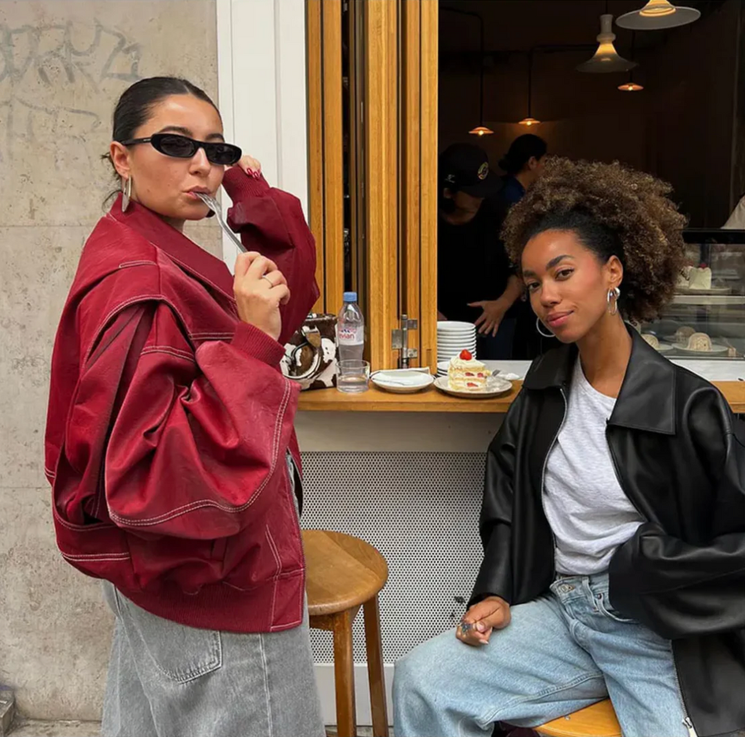 Clara - Women's Oversized Bomber Jacket