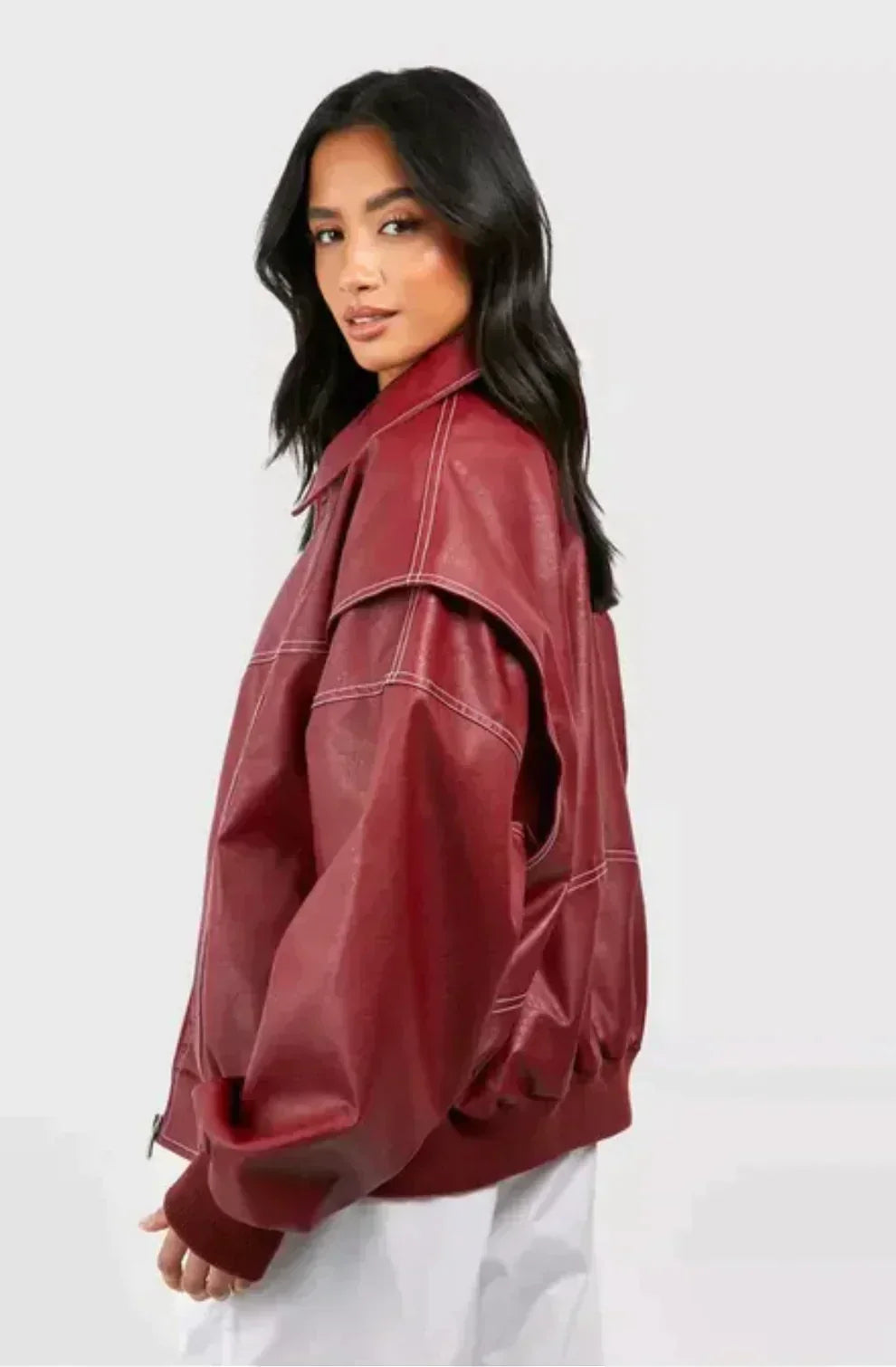 Clara - Women's Oversized Bomber Jacket
