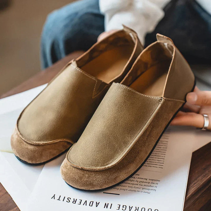 Colton Suede & Leather Slip-Ons