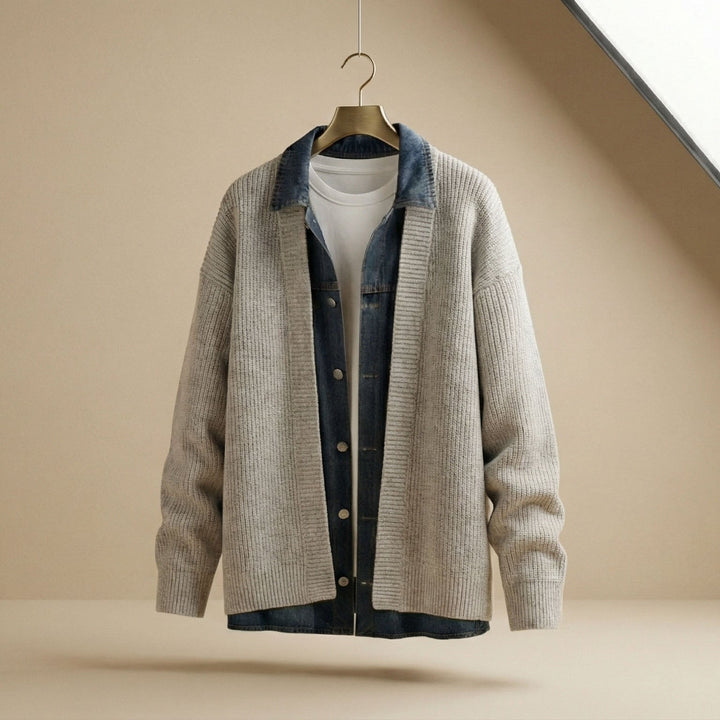 Marcello Layered Knit Jacket