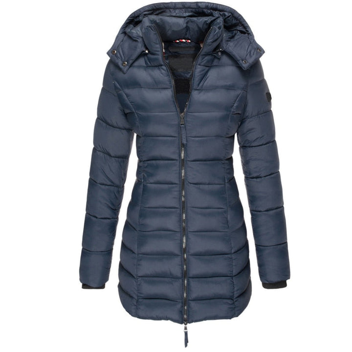Sandra - The best and coziest winter jacket with a hood and zip