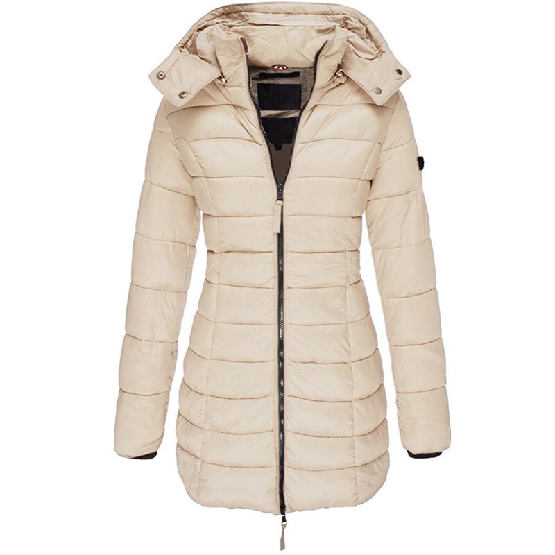 Sandra - The best and coziest winter jacket with a hood and zip
