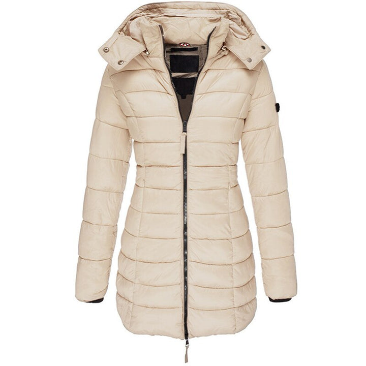 Sandra - The best and coziest winter jacket with a hood and zip