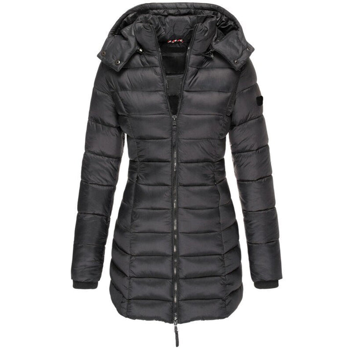 Sandra - The best and coziest winter jacket with a hood and zip