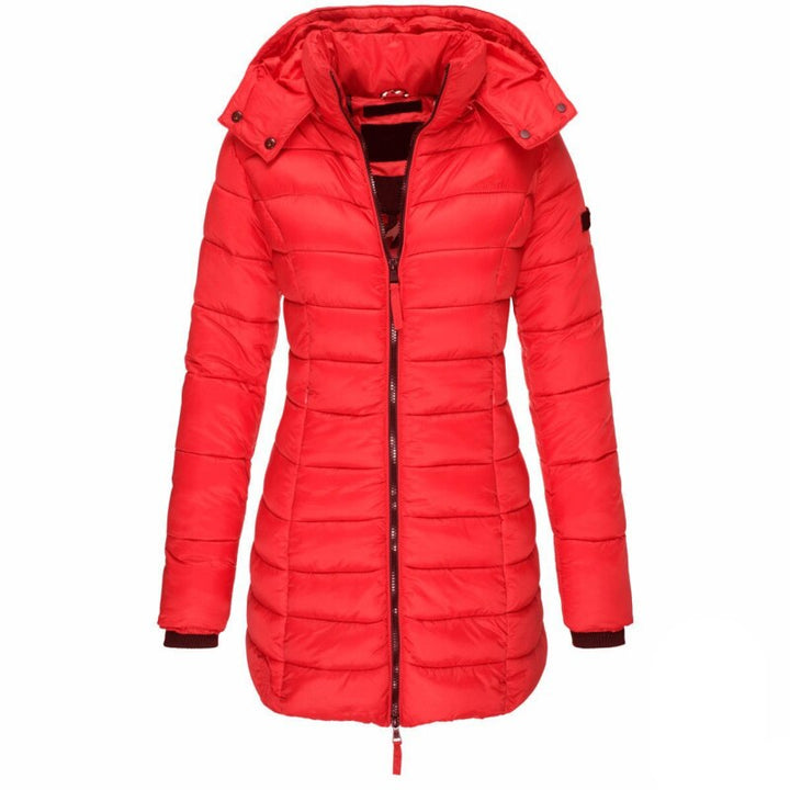 Sandra - The best and coziest winter jacket with a hood and zip