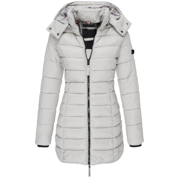 Sandra - The best and coziest winter jacket with a hood and zip