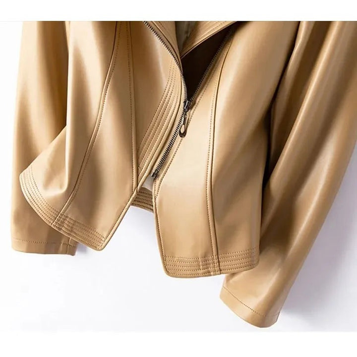 Renata Sculpted Leather Jacket