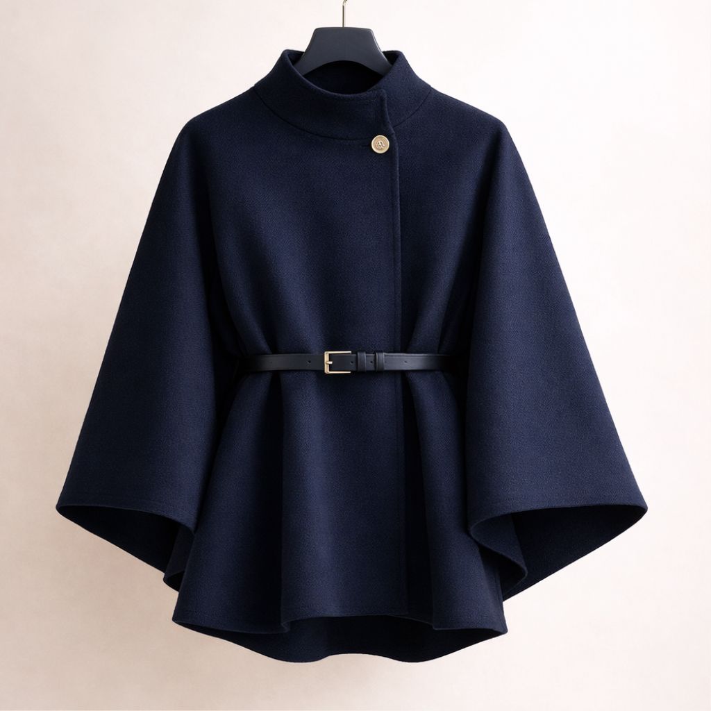 Valentina Belted Cape Jacket