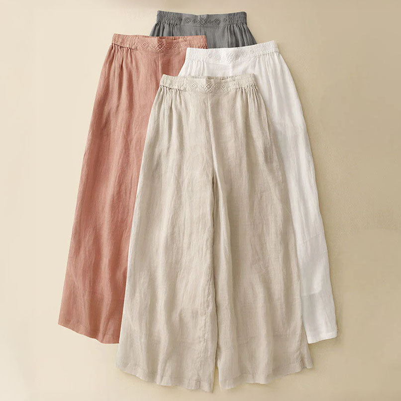 Isabelle Palazzo Linen Pants