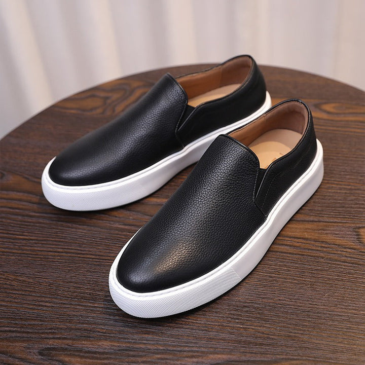 Nico Leather Slip-On Sneakers