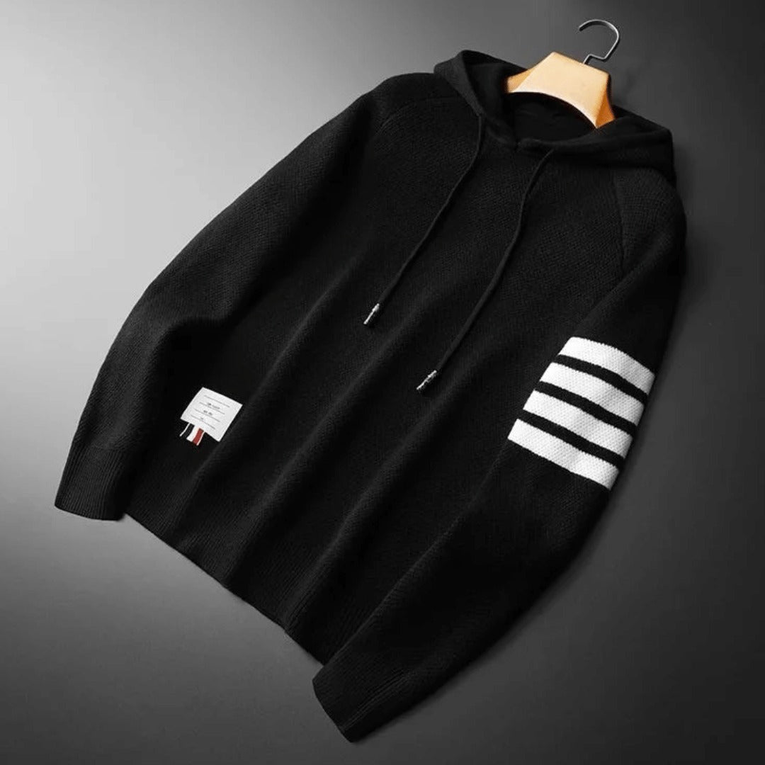 Rafael Wool-Blend Knit Hoodie