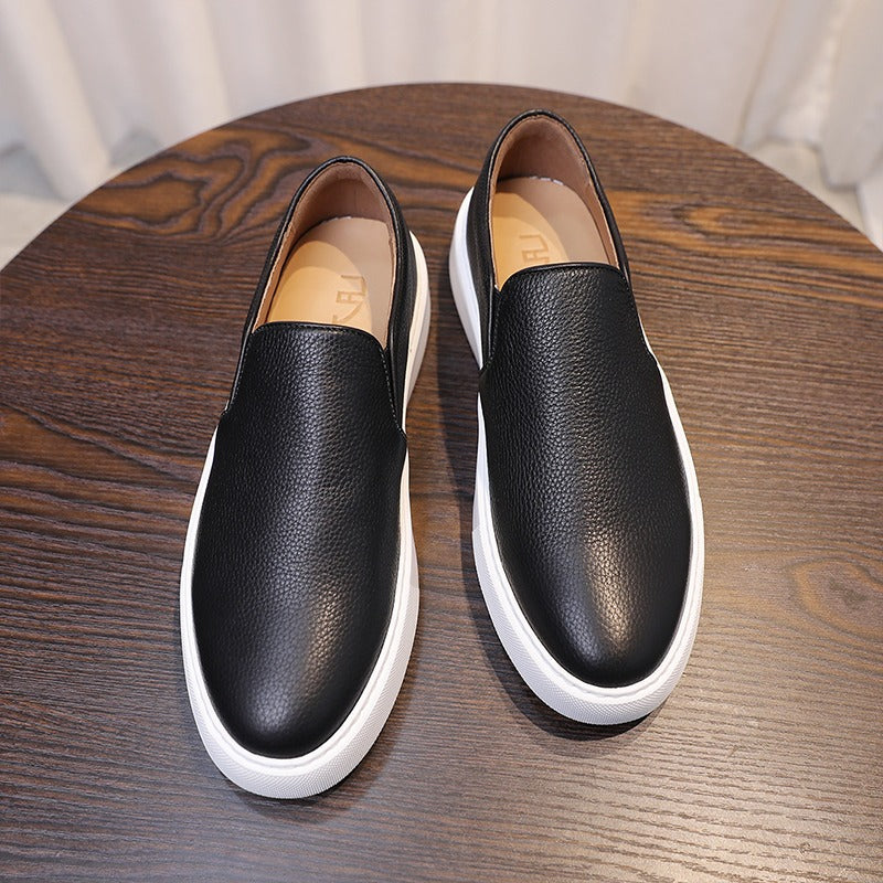 Nico Leather Slip-On Sneakers